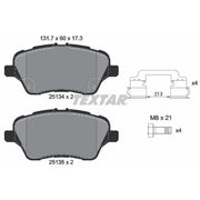 Textar Front Brake Pad Set 2513402