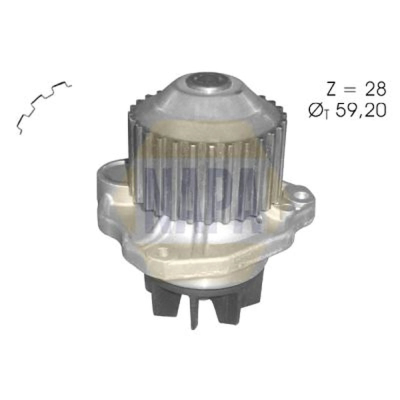 NAPA Engine Cooling Water Pump NWP1139