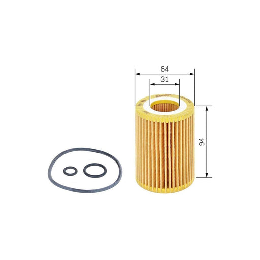 Bosch Car Oil Filter P7068 Fits Honda Civic I-Ctdi|I-Ctdi Gt Type S|I-Ctdi Type Bosch  - Town Parts