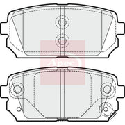 Apec Rear Brake Pad Set PAD1618