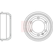 Apec Brake Drum Assembly Rear DRM9969