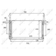 NRF Engine Radiator 58509
