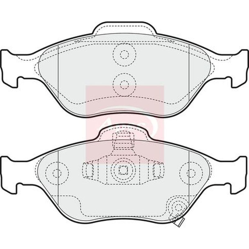 Apec Front Brake Pad Set PAD1543