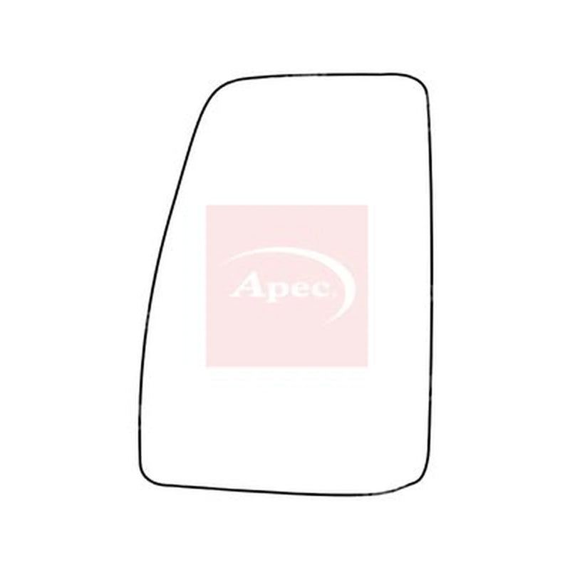 Apec Exterior Wing Mirror Glass Left AMS2031
