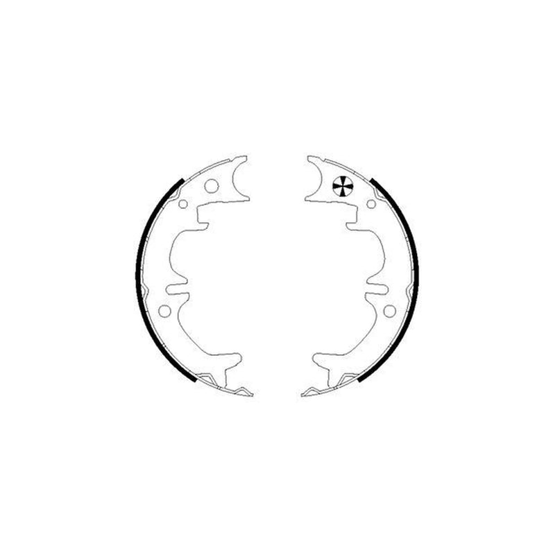 Textar Parking Brake Shoe Set 91059400