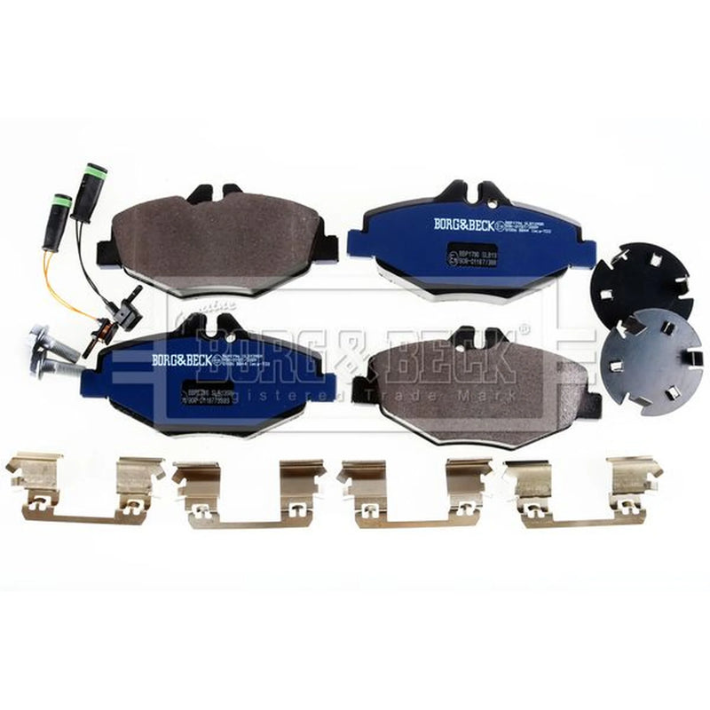 Borg & Beck 4 x Front Brake Pad Set BBP1796