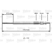 Valeo Diesel Engine Glow Plug 345123