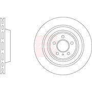 Apec 2 x Rear Brake Discs DSK3313