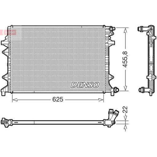 Denso Engine Radiator DRM32066