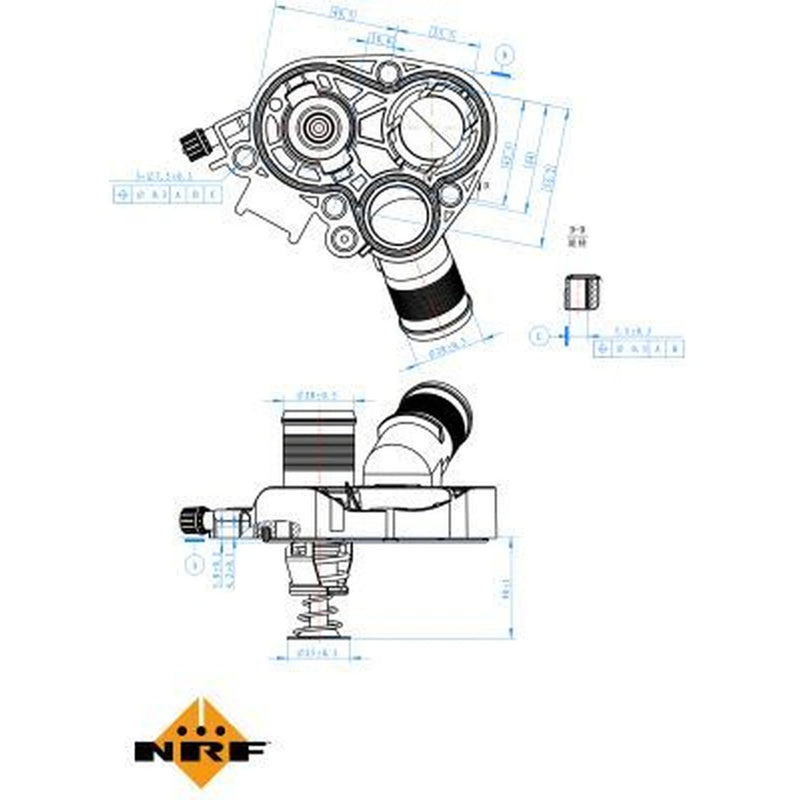 NRF Thermostat,Coolant 725224