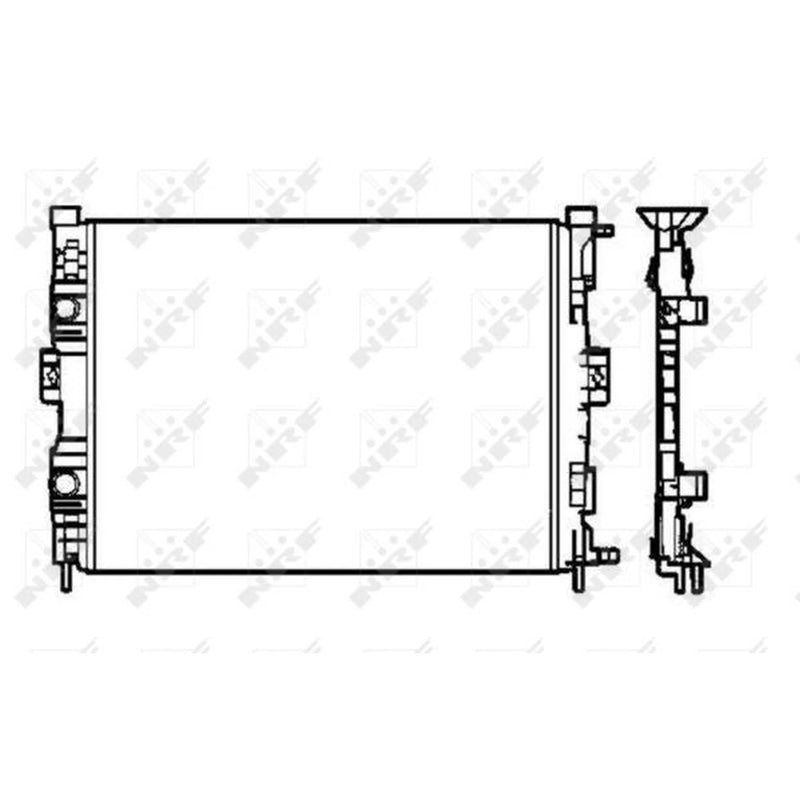 NRF Engine Radiator 58328
