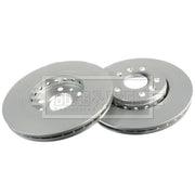Borg & Beck 2 x Vented Front Brake Discs BBD5163