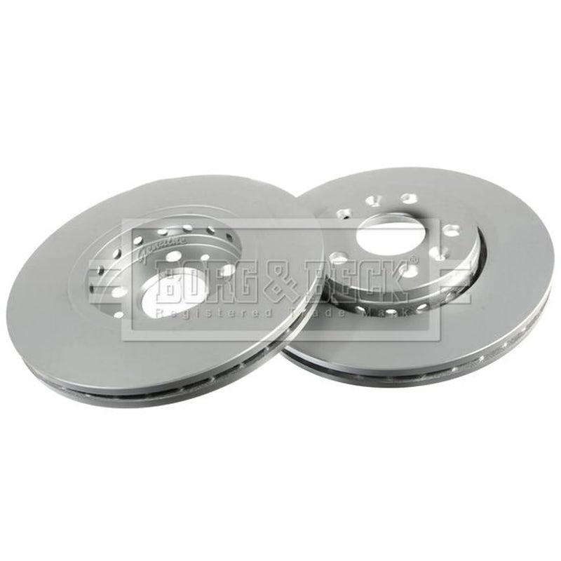 Borg & Beck 2 x Vented Front Brake Discs BBD5163