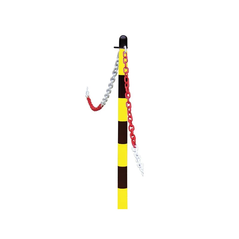 Faithfull Plastic Post for Chain - Yellow / Black - FAICHPOSTYB