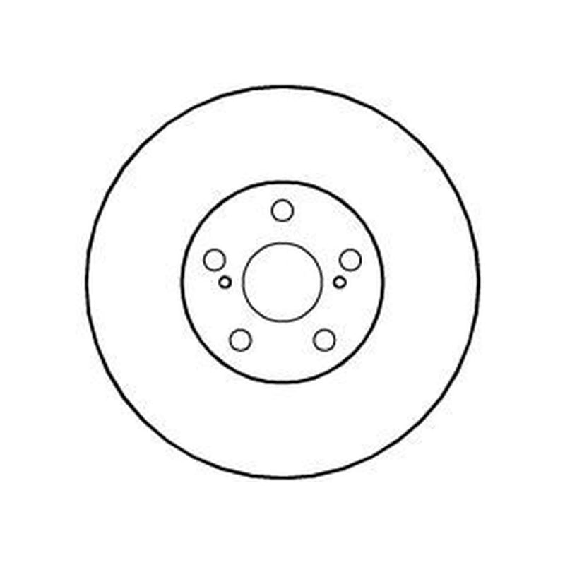Abtex 2 x Vented Front Brake Discs BD1005V