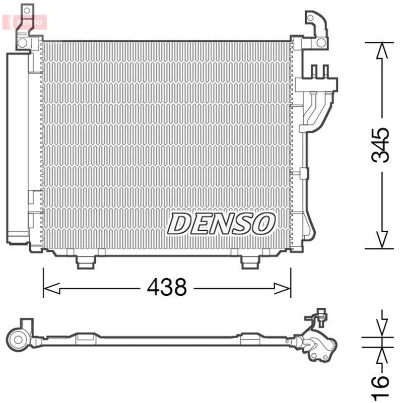 Denso Air Conditioning Condenser DCN41003
