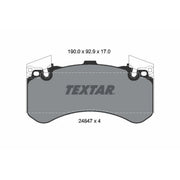 Textar Front Brake Pad Set 2484701