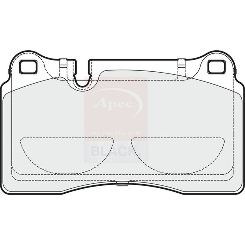 Apec Front Brake Pad Set PAD1891B
