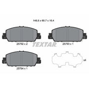Textar Front Brake Pad Set 2579201