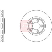 Apec 2 x Vented Front Brake Discs DSK976