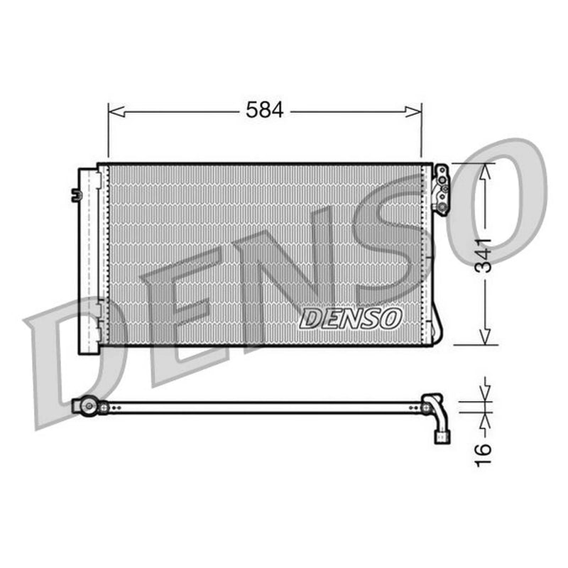 Denso Air Conditioning Condenser DCN05012