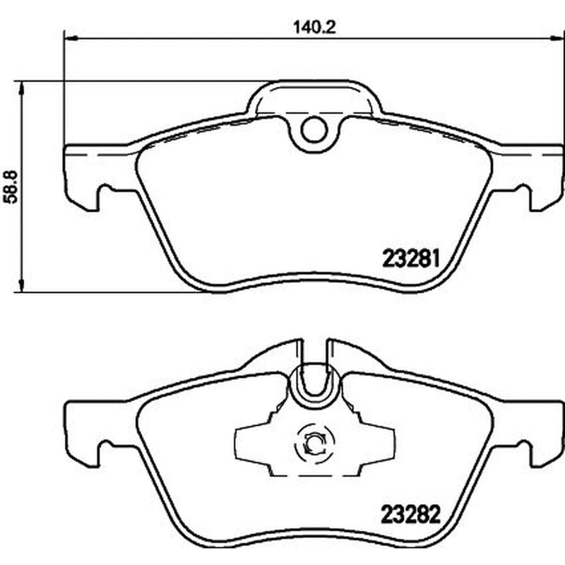 DON Front Brake Pad Set PCP1155