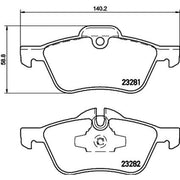 DON Front Brake Pad Set PCP1155