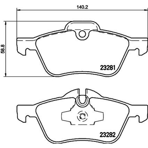DON Front Brake Pad Set PCP1155