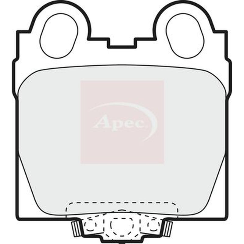 Apec Rear Brake Pad Set PAD1126