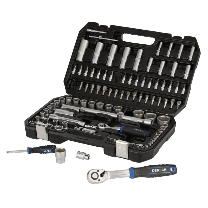 Draper Metric Socket Set 108 Piece - 1/4" & 1/2" Sq. Dr.