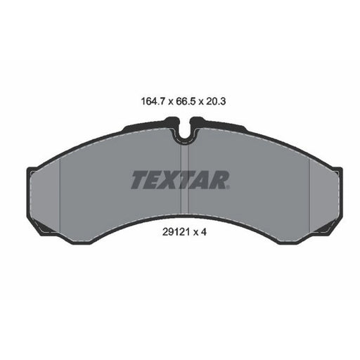 Textar Rear Brake Pad Set 2912112