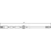 Apec Brake Hydraulic Hose Line Front HOS3392