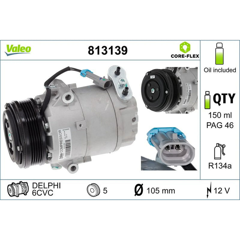 Valeo Air Conditioning Compressor 813139