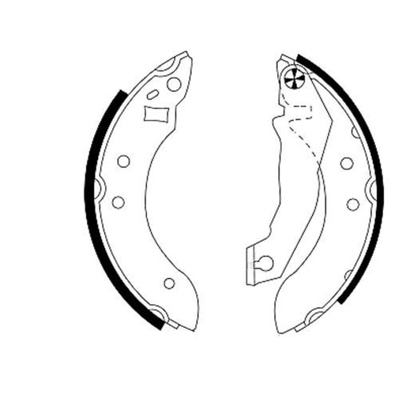 Mintex Brake Shoe Set Axle Kit MFR171