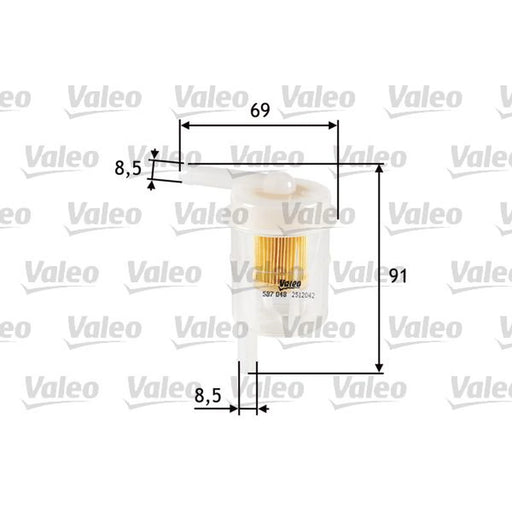 Valeo Fuel Filter Element 587048