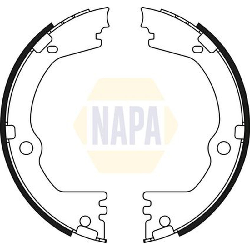 NAPA Parking Brake Shoe Set NBS5060