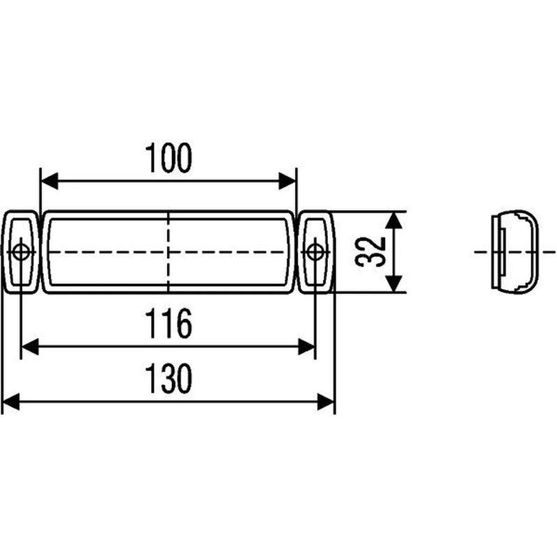 Hella Front Marker Led Lamp (Universal) Front 2PG 008 645-561 1118984-9 2PG 008