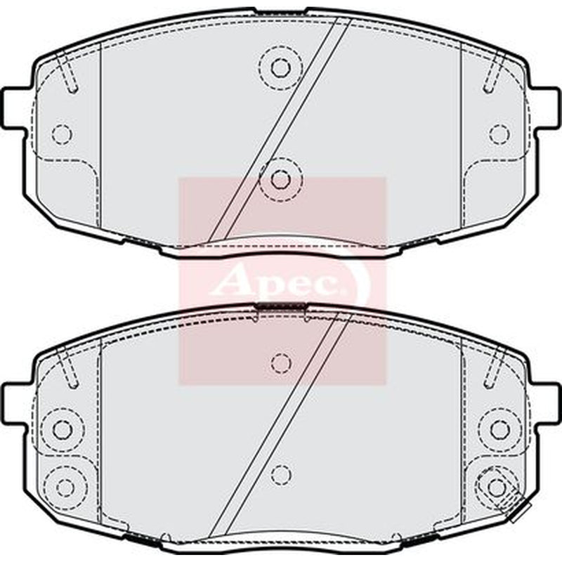 Apec Front Brake Pad Set PAD2217