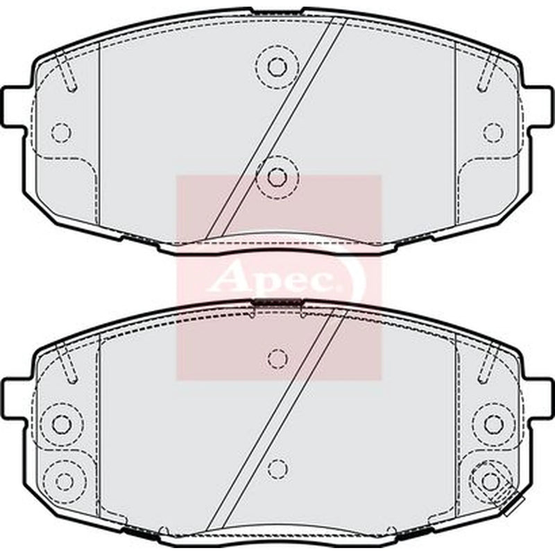 Apec Front Brake Pad Set PAD2217