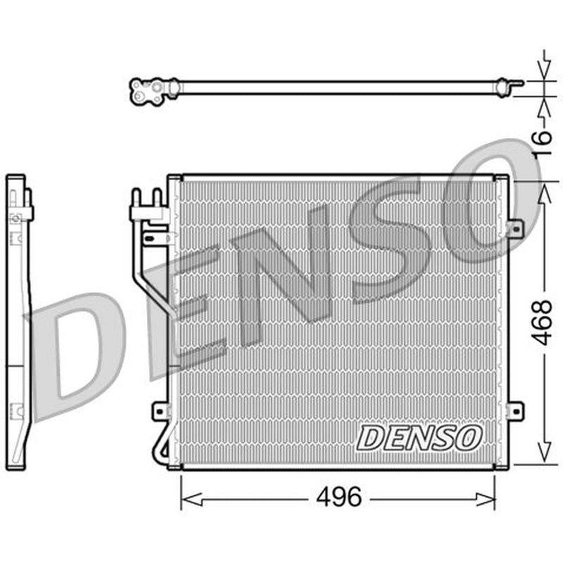 Denso Air Conditioning Condenser DCN06010