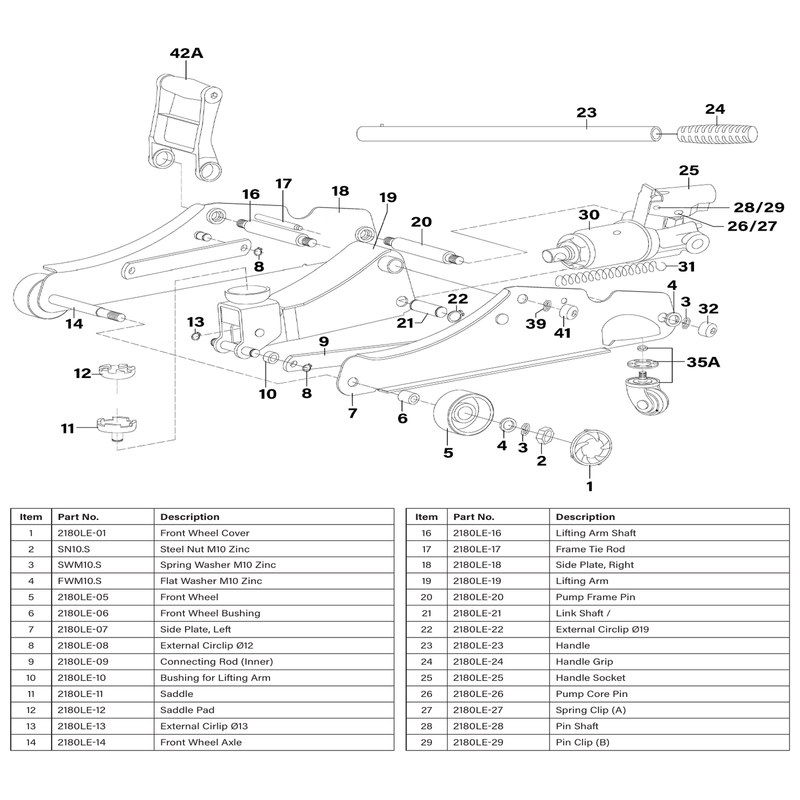 Sealey Return Spring