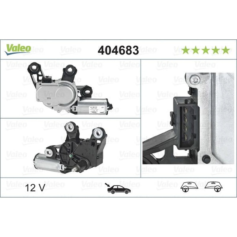 Valeo Front/Rear Wiper Motor Rear 404683