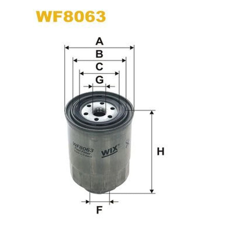 WIX Fuel Filter Element WF8063