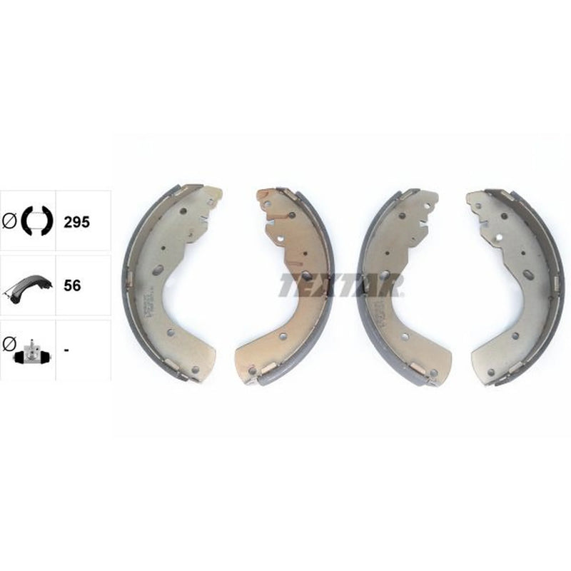 Textar Brake Shoe Set Axle Kit 91063700