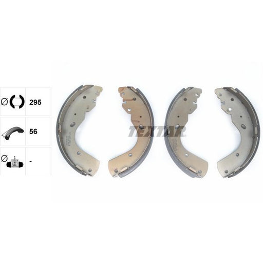 Textar Brake Shoe Set Axle Kit 91063700