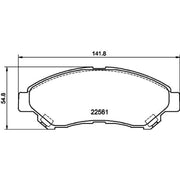 DON Brake Pad Set PCP2077