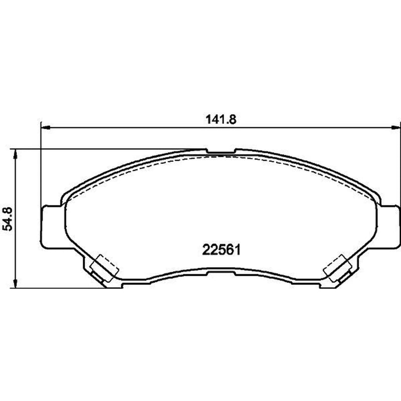 DON Brake Pad Set PCP2077