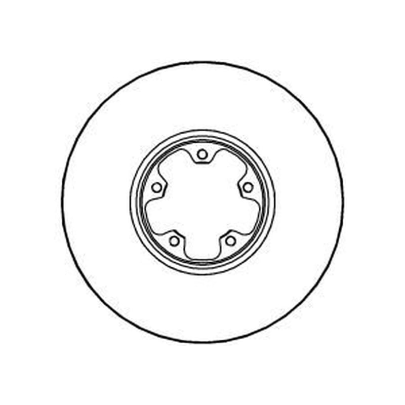 Abtex 2 x Vented Front Brake Discs BD842V