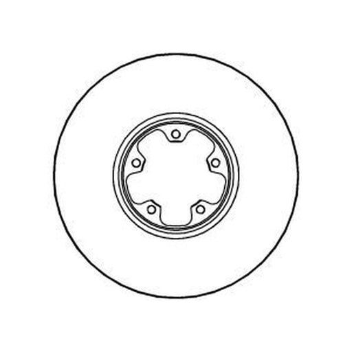 Abtex 2 x Vented Front Brake Discs BD842V