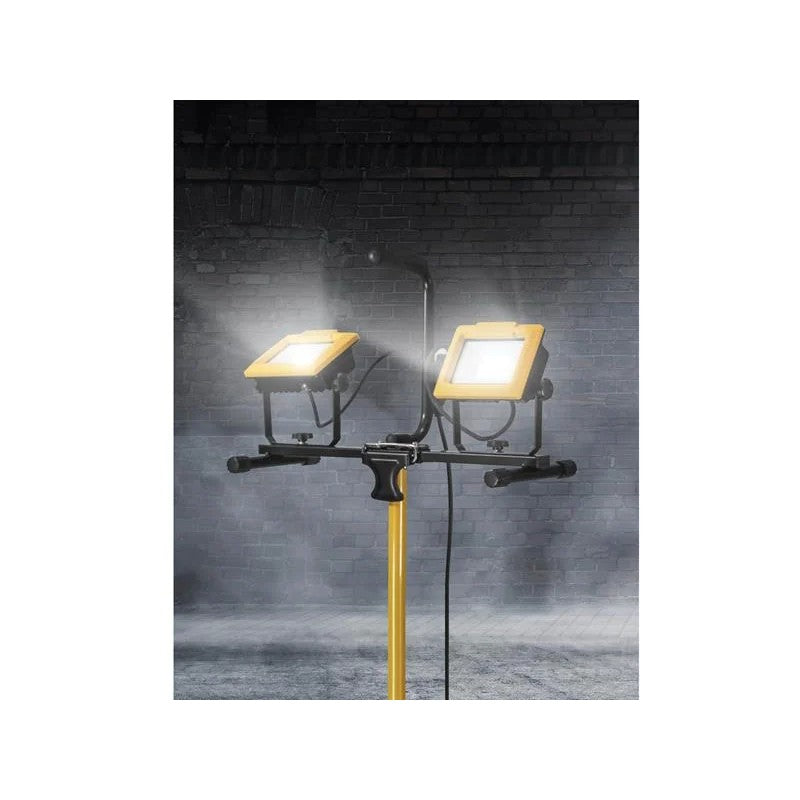Faithfull Power Plus LED Twin Tripod Site Light 70W 240V - AST8635X2 (TRI)